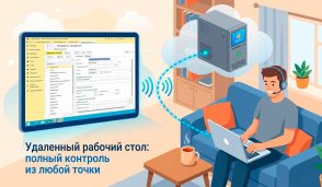 Управление компьютером удалённо с ноутбука