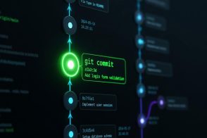 История коммитов Git