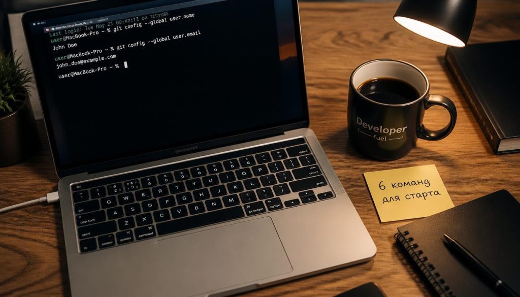 Настройка Git в терминале